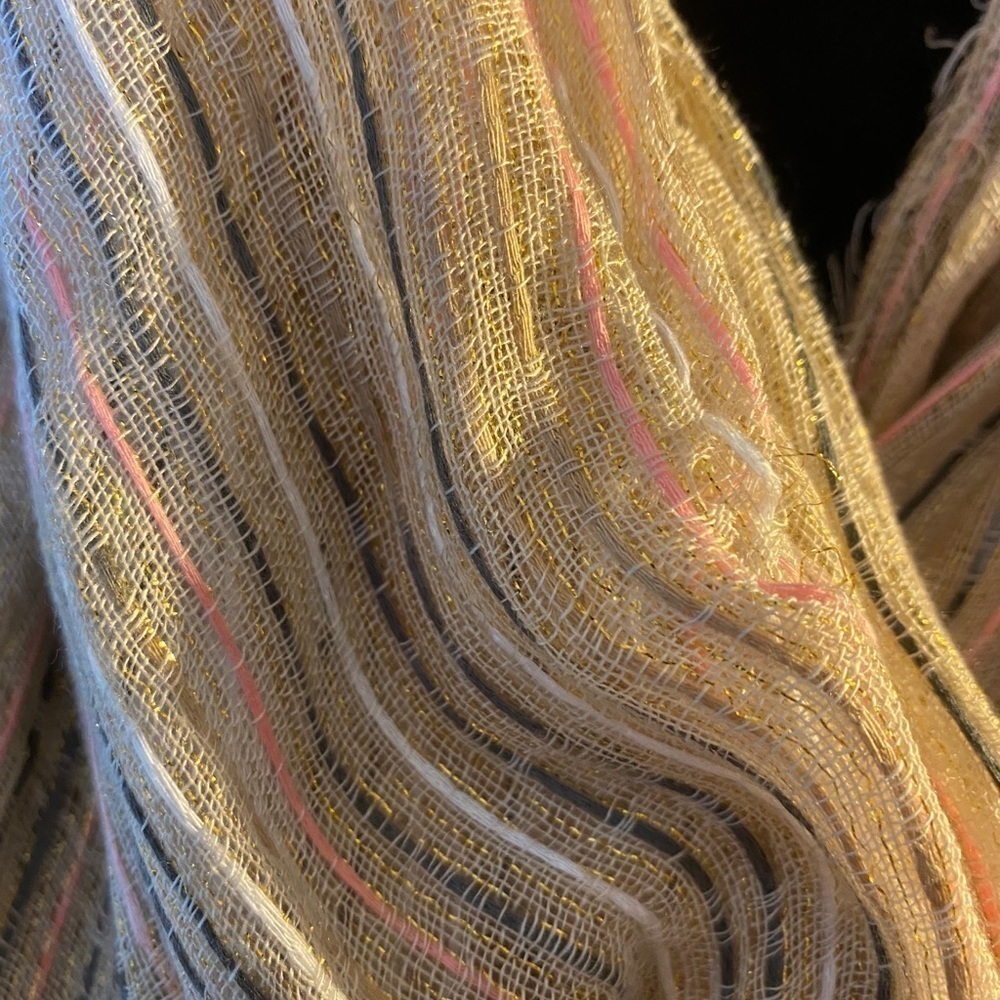 Infinity Scarf rayon with sparkling accents. - Picture 3 of 3